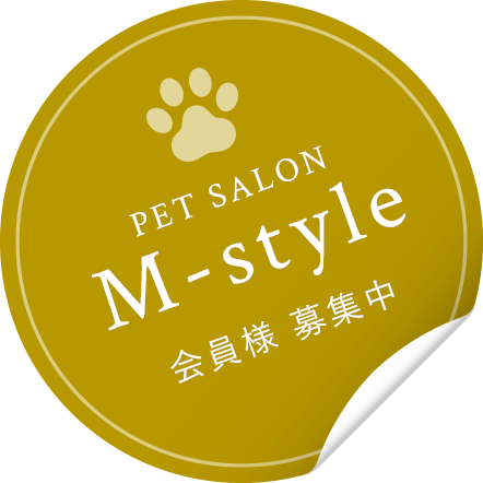 PET SALON M-style エムスタイル 会員様募集中